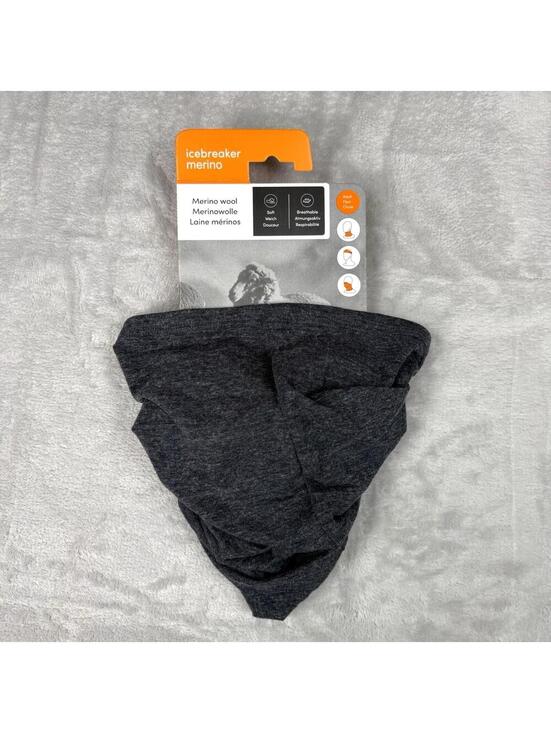 Icebreaker Other - Icebreaker Merino Wool Neck Gaiter Adult Flexi Chute Gray One Sz Hiking Fishing